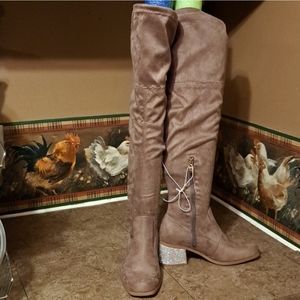 Qupid over the knee boots